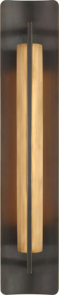 Tristan 20" Reflector Sconce | Bronze and Hand-Rubbed Antique Brass