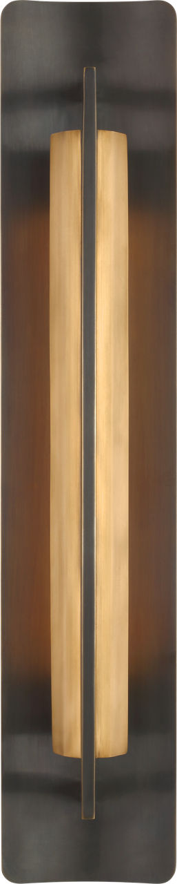 Tristan 20" Reflector Sconce | Bronze and Hand-Rubbed Antique Brass