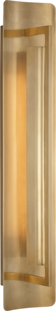 Tristan 20" Reflector Sconce | Hand-Rubbed Antique Brass