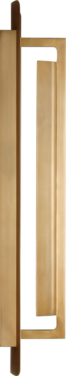 Tristan 20" Reflector Sconce | Hand-Rubbed Antique Brass