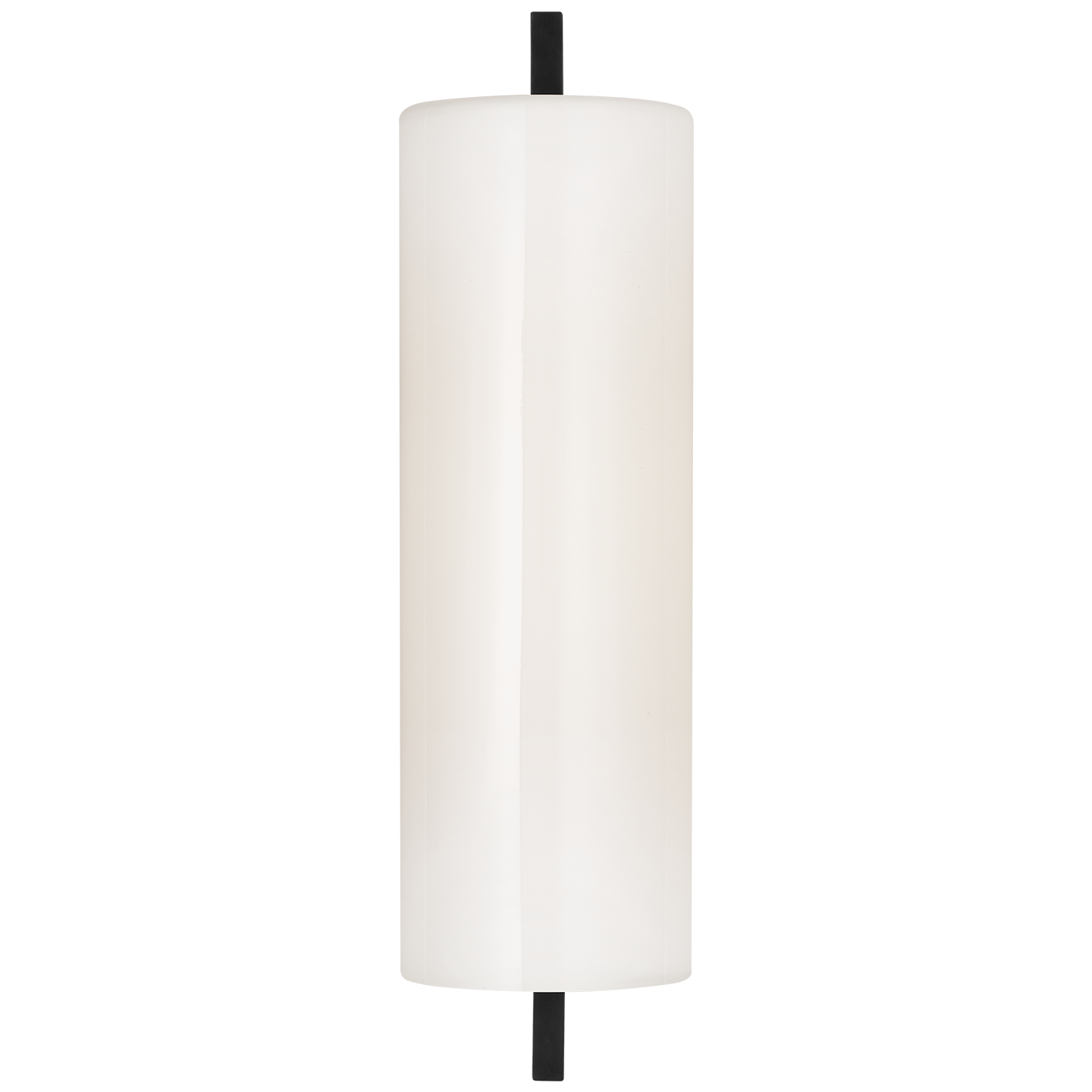 Bowen 16" Linear Bath Sconce | Bronze | White Glass Shade