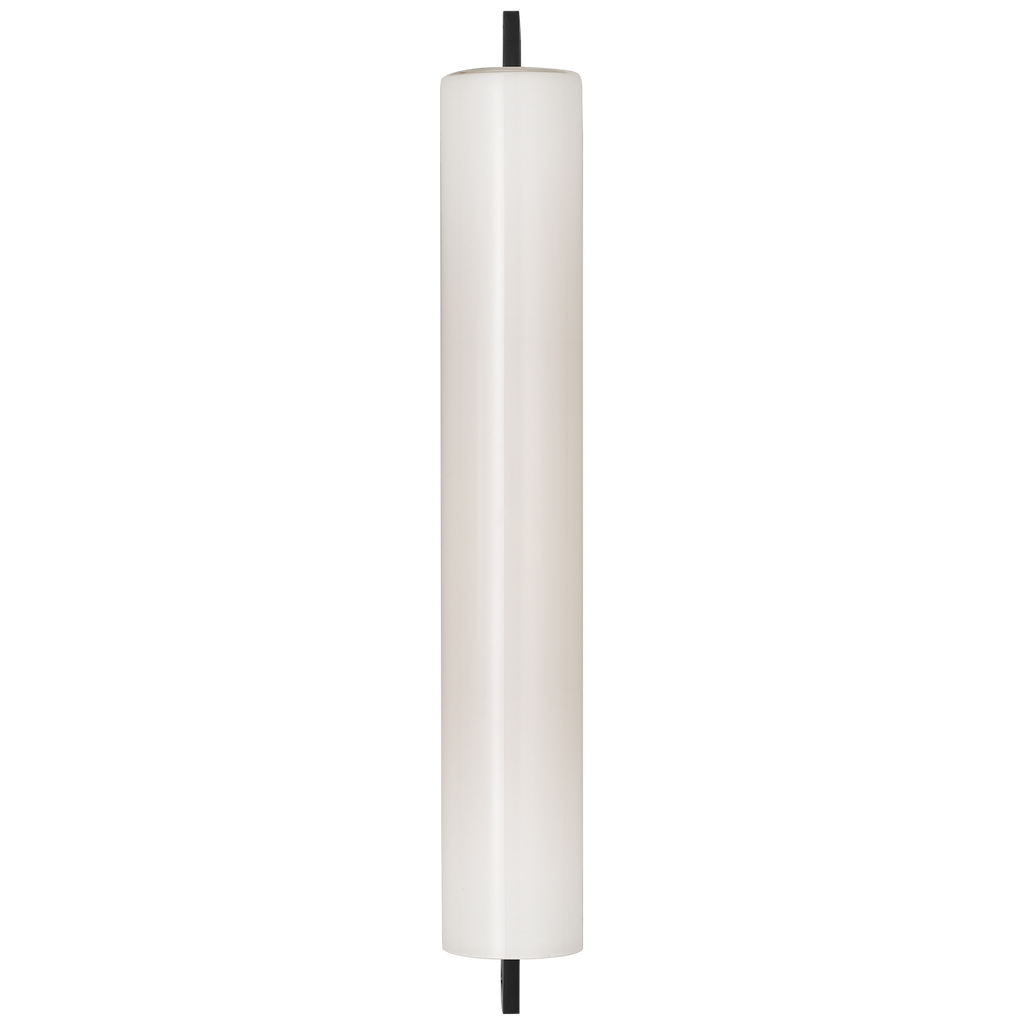 Bowen 21" Linear Bath Sconce | Bronze | White Glass Shade