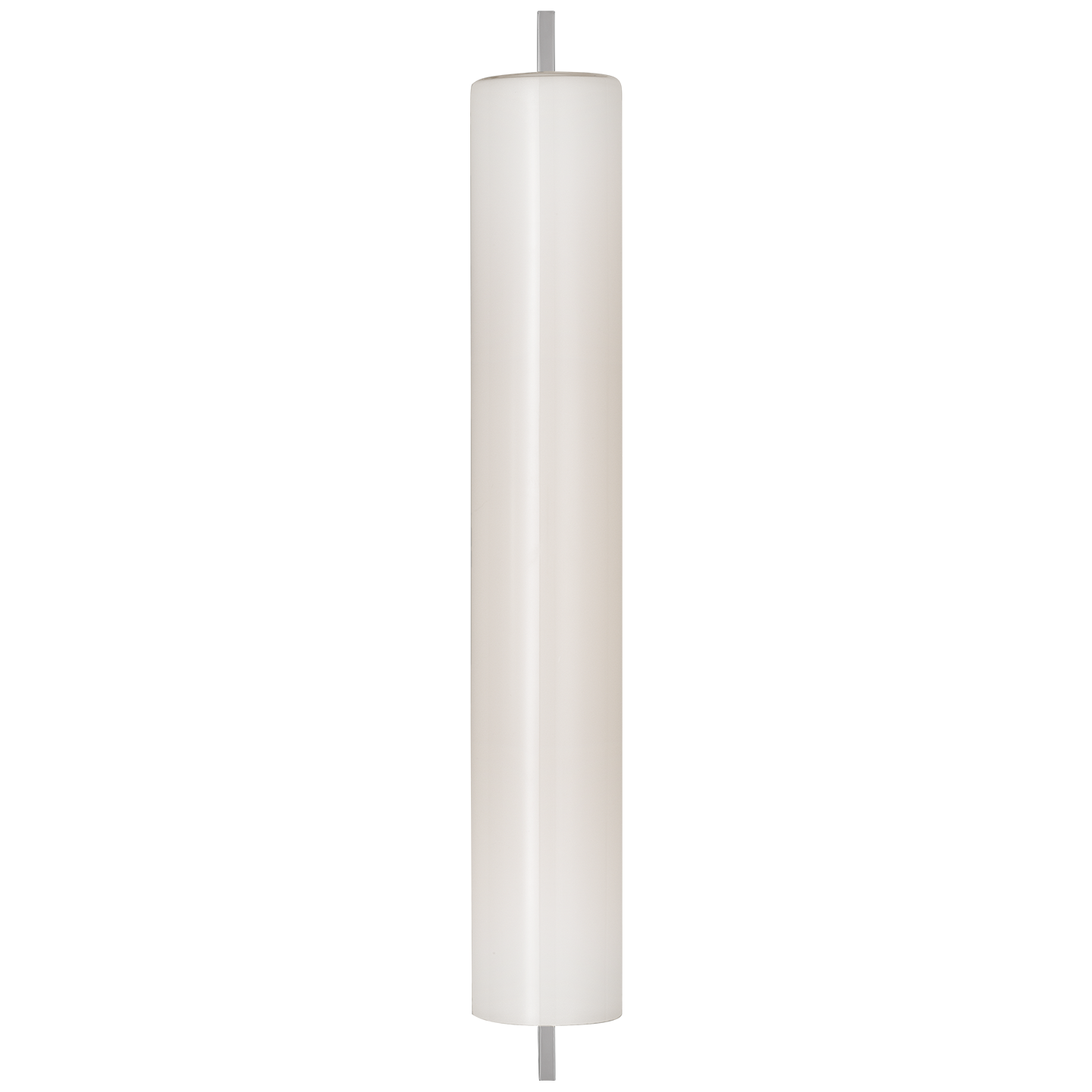 Bowen 21" Linear Bath Sconce | Polished Nickel | White Glass Shade