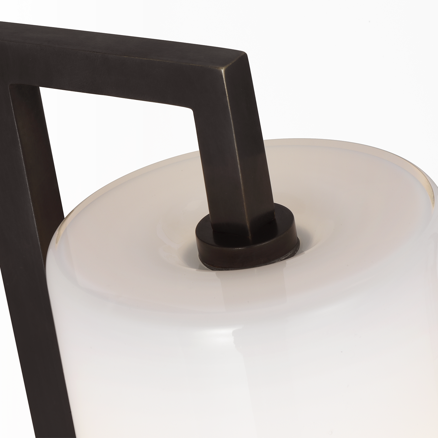 Bowen 28" Linear Bath Sconce | Bronze | White Glass Shade