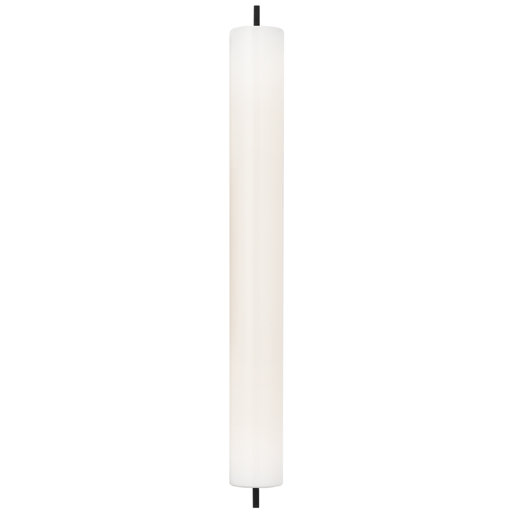 Bowen 28" Linear Bath Sconce | Bronze | White Glass Shade