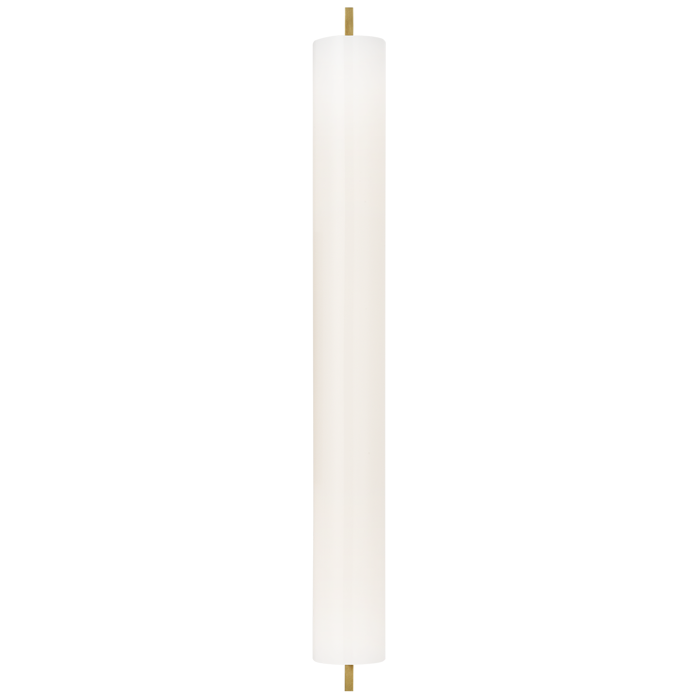 Bowen 28" Linear Bath Sconce | Hand-Rubbed Antique Brass | White Glass Shade