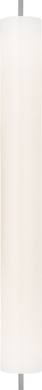 Bowen 28" Linear Bath Sconce | Polished Nickel | White Glass Shade