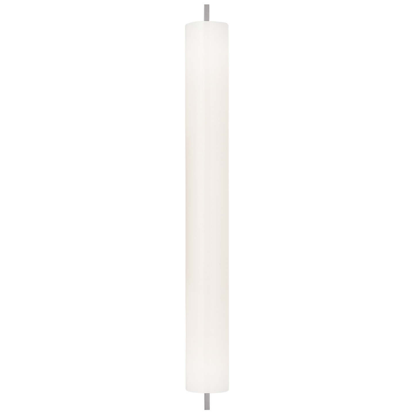 Bowen 28" Linear Bath Sconce | Polished Nickel | White Glass Shade