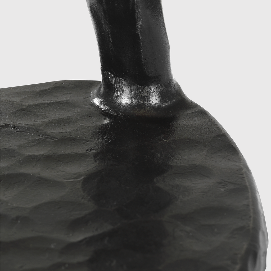 Cesta 28" Sculpted Table Lamp | Aged Iron | Linen Shade