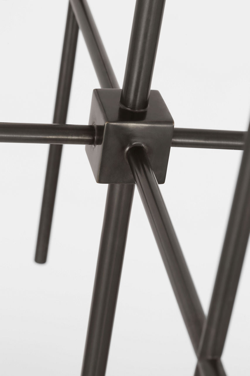 Fay 32" Chandelier | Bronze | Frosted Glass