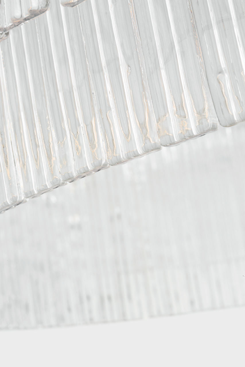 Maderno 48" Chandelier | Hand-Rubbed Antique Brass | Clear Glass