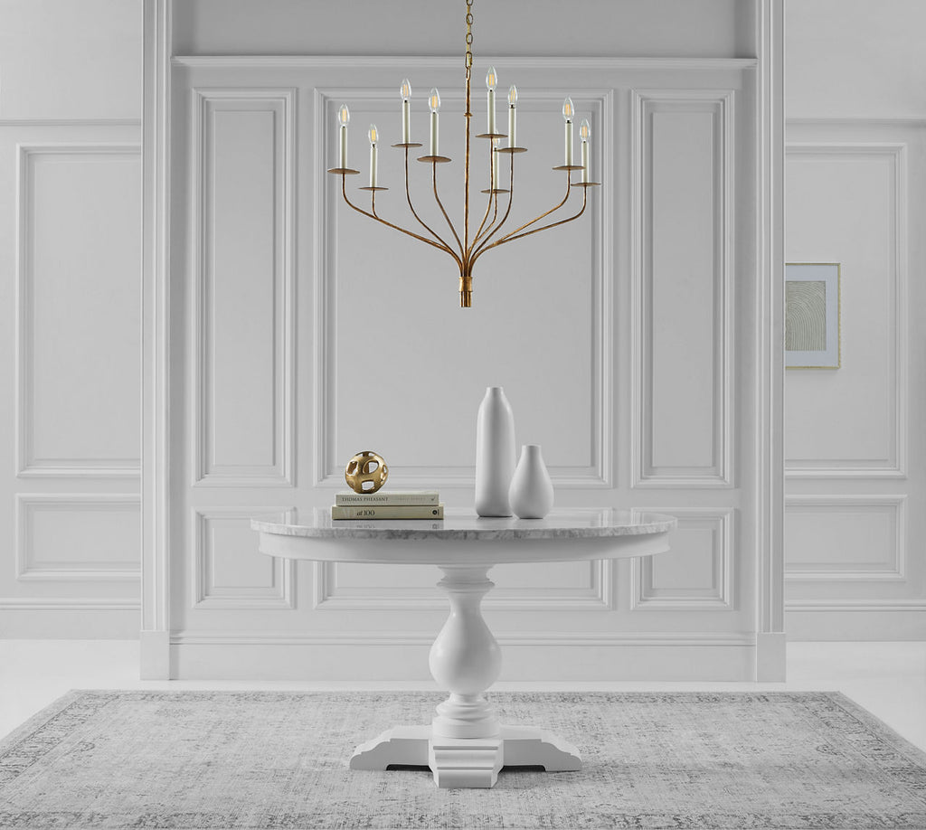 Belfair Large Two-Tier Chandelier | Gilded Iron