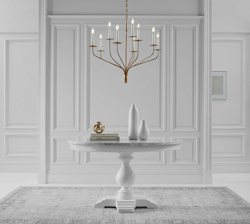 Belfair Large Two-Tier Chandelier | Gilded Iron