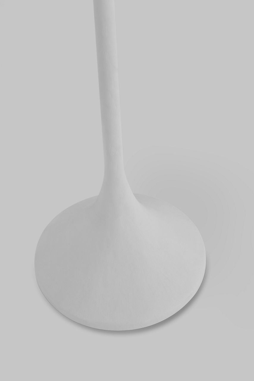 Alberto 70" Floor Torchiere | Plaster White