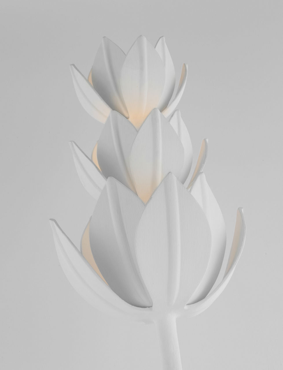 Alberto 70" Floor Torchiere | Plaster White