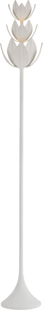 Alberto 70" Floor Torchiere | Plaster White