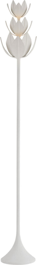 Alberto 70" Floor Torchiere | Plaster White