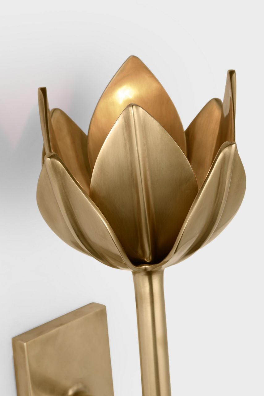 Alberto Small Sconce | Antique-Burnished Brass
