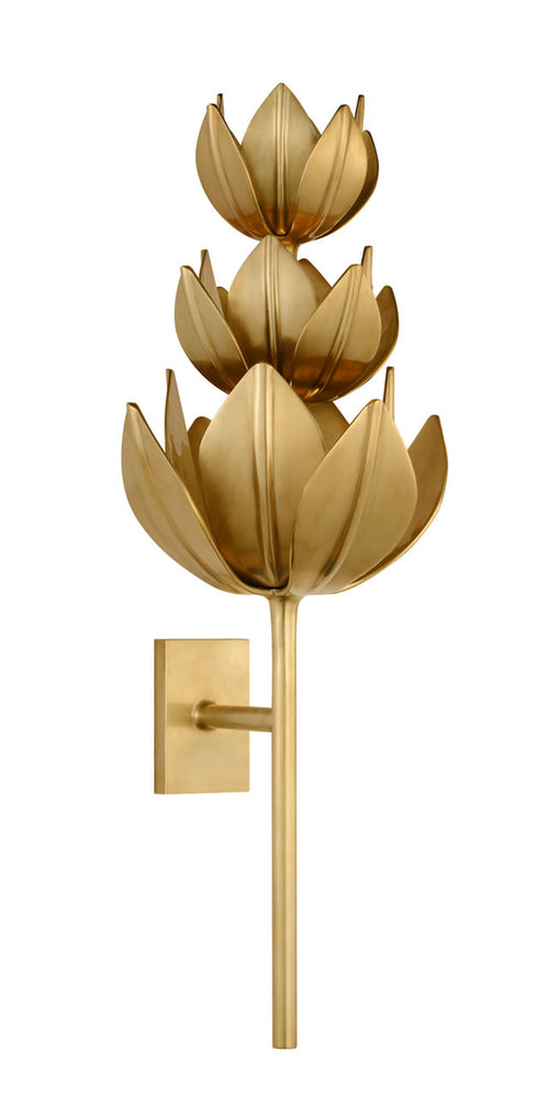 Alberto Extra Large Three Tier Sconce | Antique-Burnished Brass