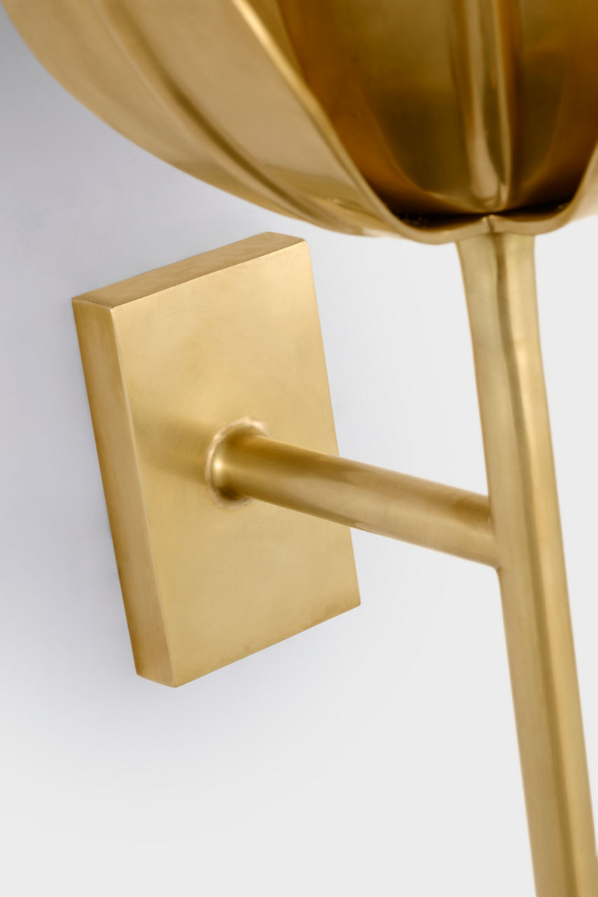 Alberto Extra Large Three Tier Sconce | Antique-Burnished Brass