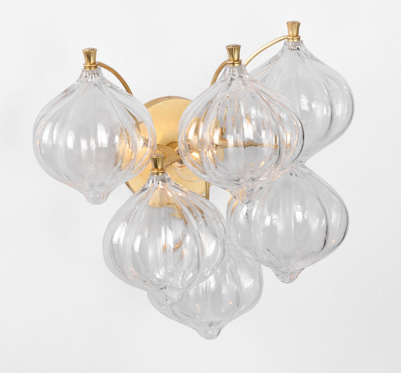 Caselli 15" Sconce | Gild | Clear Glass