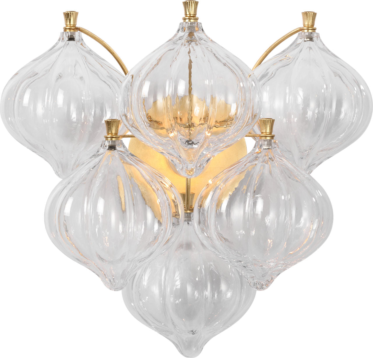 Caselli 15" Sconce | Gild | Clear Glass