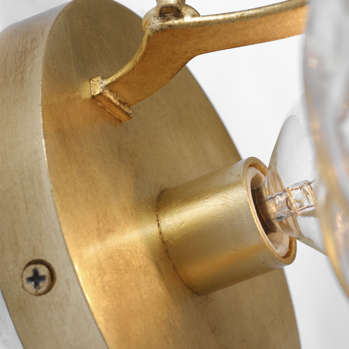 Caselli 15" Sconce | Gild | Gold Fleck Glass