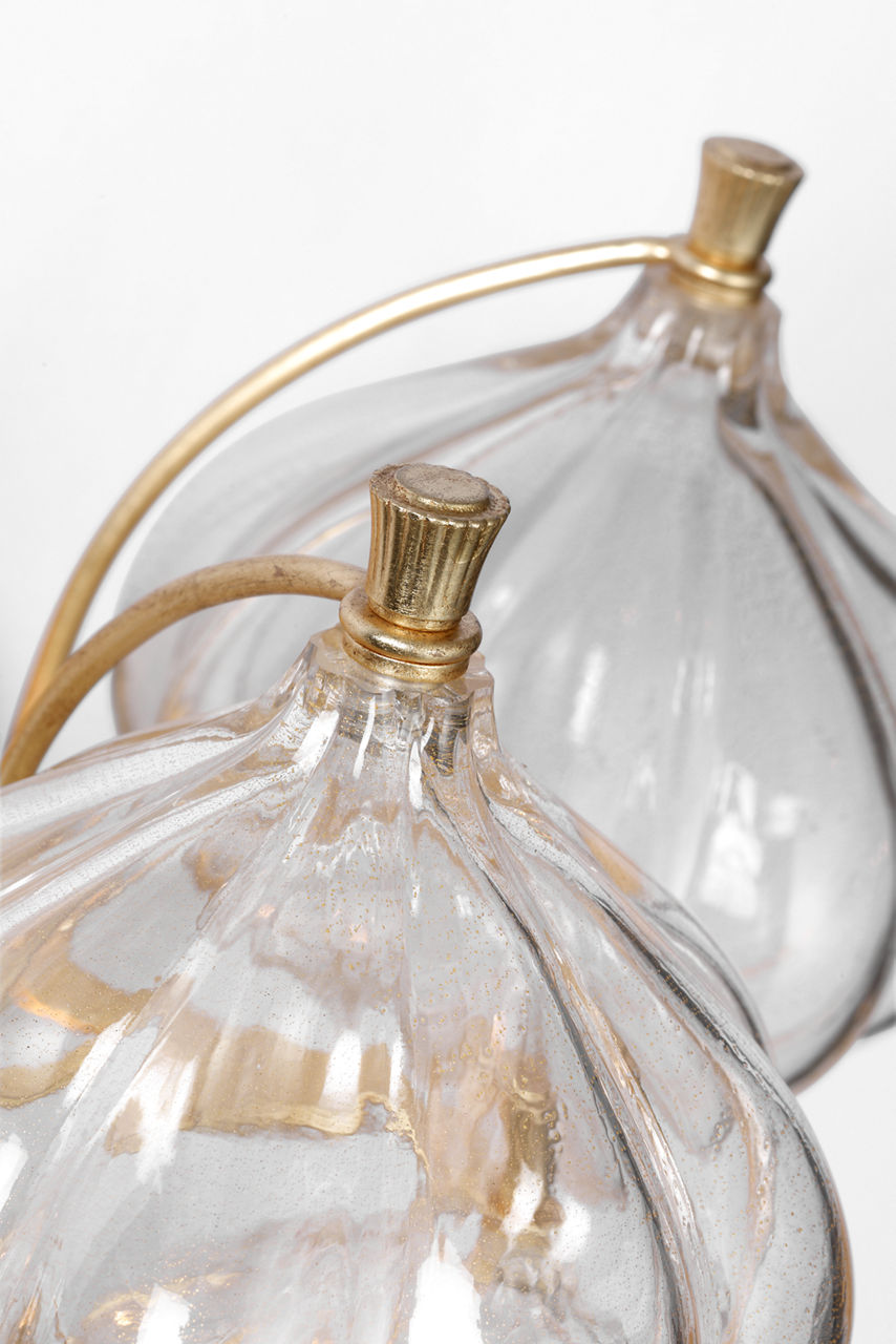 Caselli 15" Sconce | Gild | Gold Fleck Glass