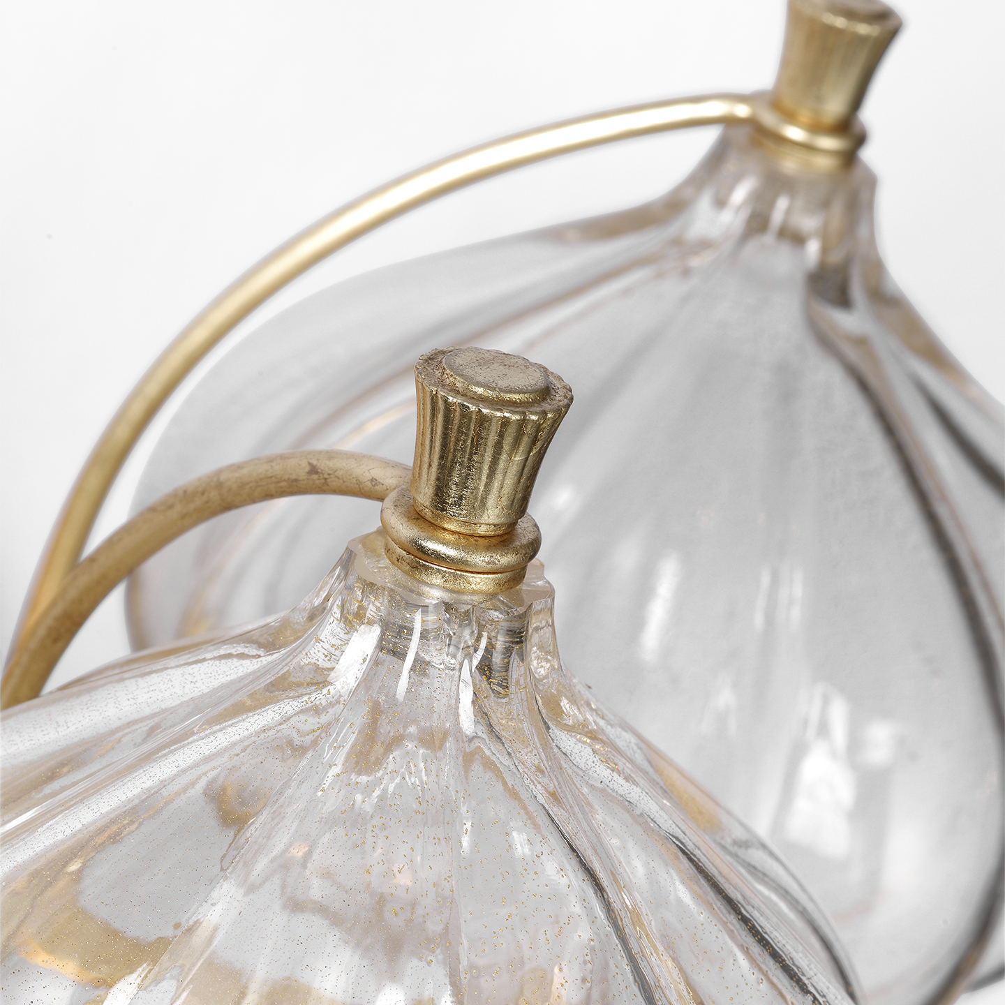 Caselli 15" Sconce | Gild | Gold Fleck Glass