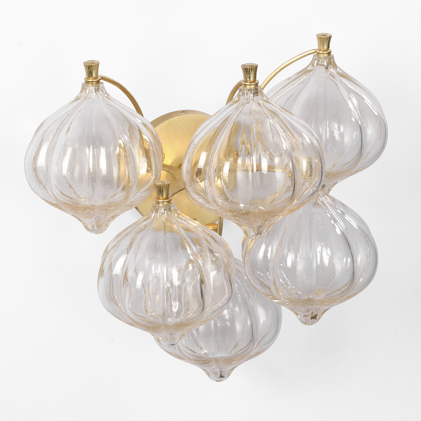 Caselli 15" Sconce | Gild | Gold Fleck Glass