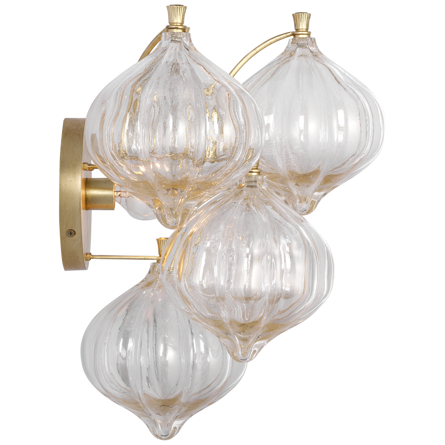 Caselli 15" Sconce | Gild | Gold Fleck Glass