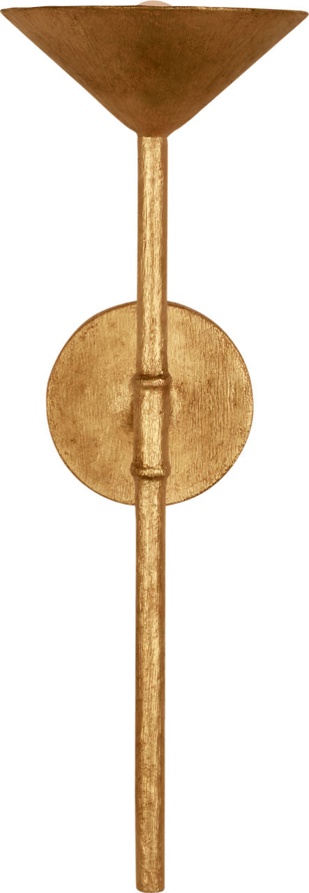 Eleanor 21" Tail Sconce | Antique Gold Leaf