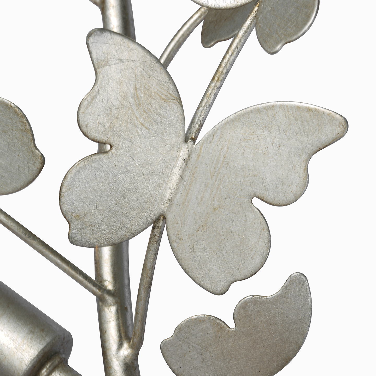 Farfalle 29" Right Sconce | Burnished Silver Leaf