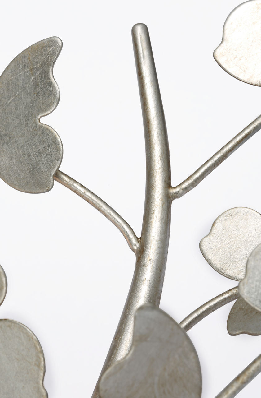 Farfalle 29" Right Sconce | Burnished Silver Leaf