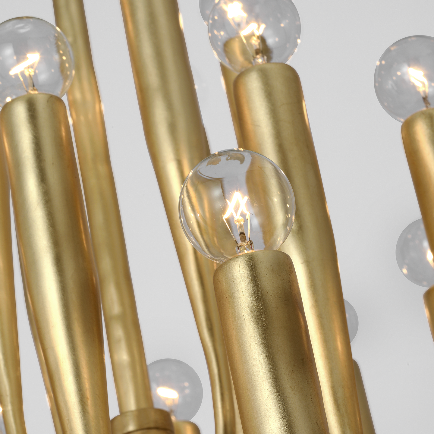 Acadia 30" Medium Chandelier | Antique Gold Leaf