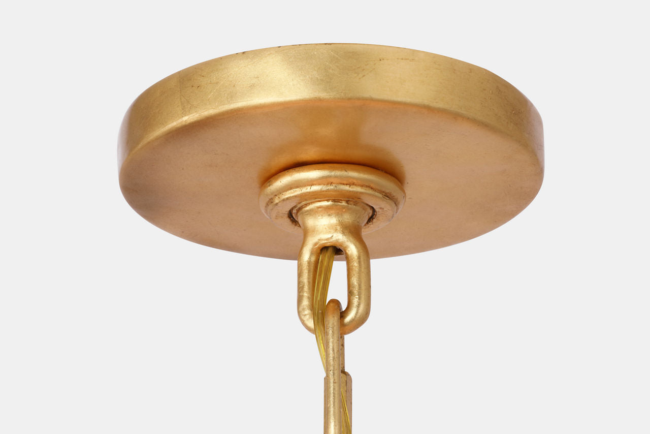 Acadia 30" Medium Chandelier | Antique Gold Leaf
