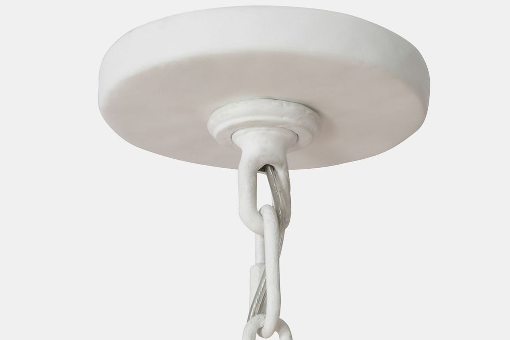 Acadia 30" Medium Chandelier | Plaster White