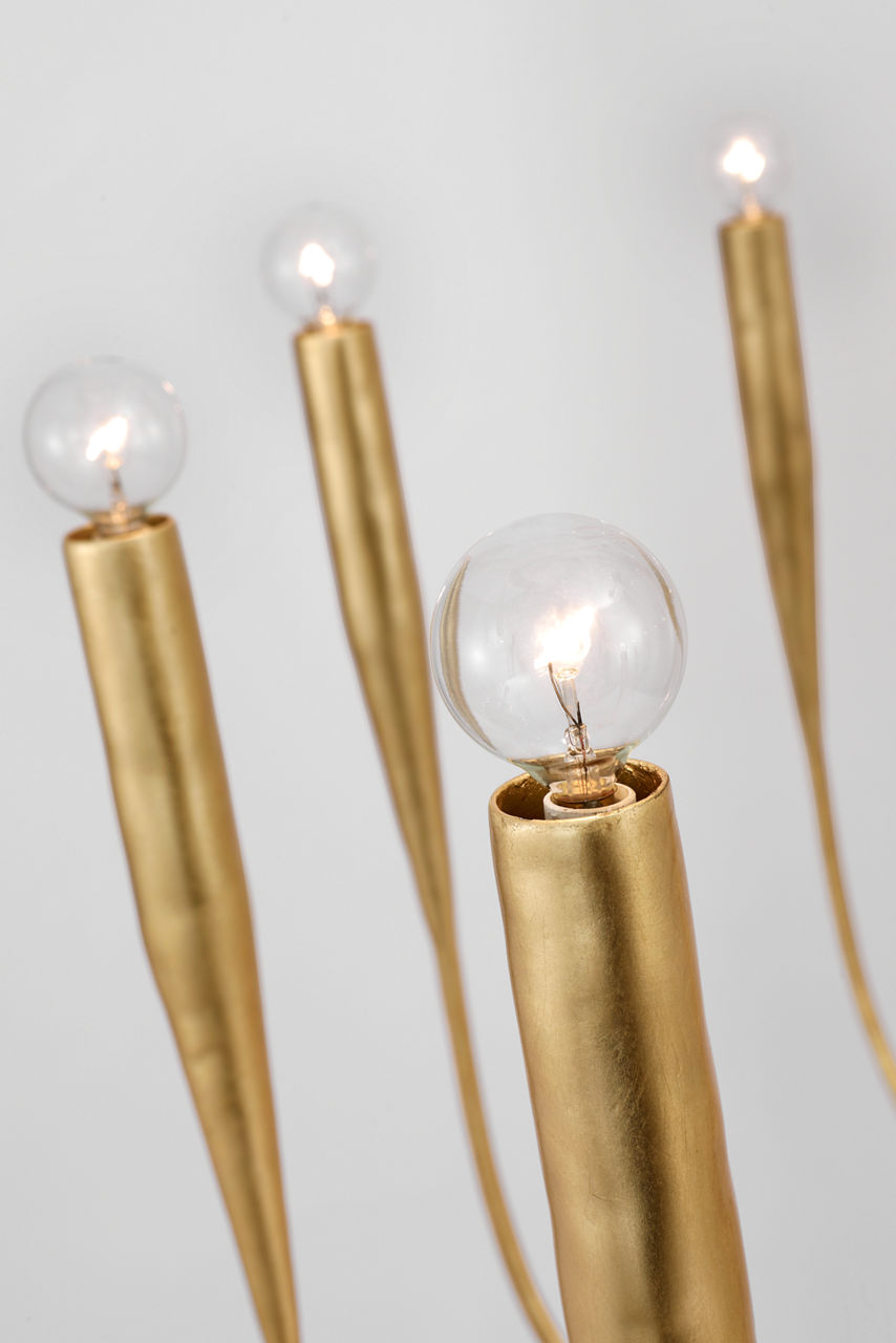 Acadia 52" Grande Chandelier | Antique Gold Leaf