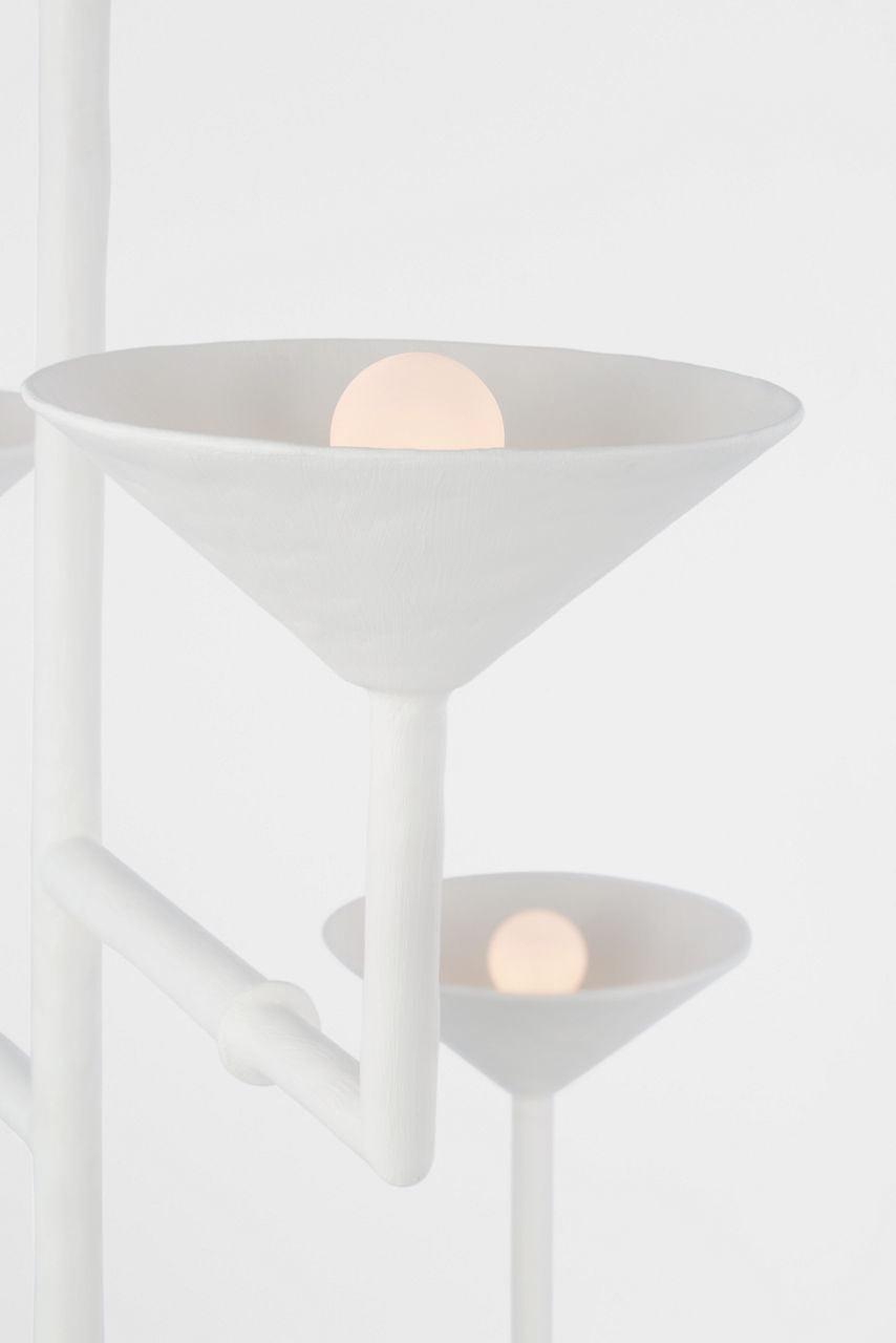 Eleanor 47" Chandelier | Plaster White