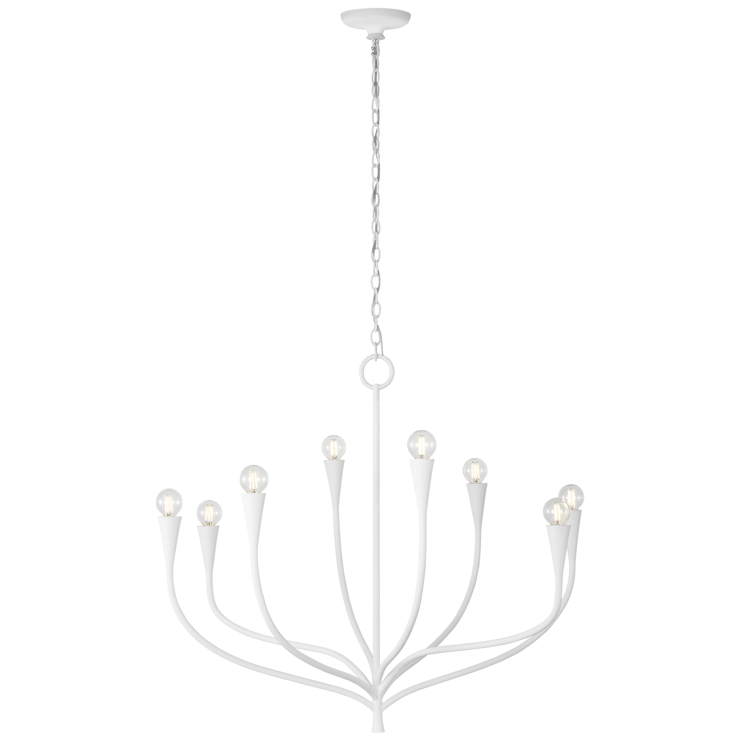 Marini 33" Chandelier | Plaster White