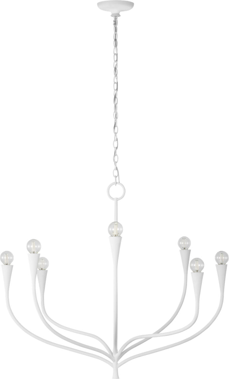 Marini 33" Chandelier | Plaster White