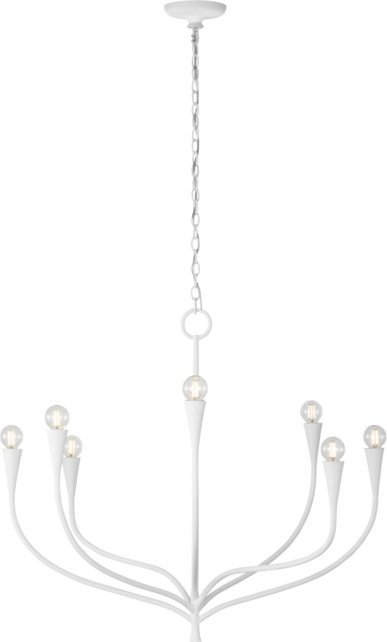 Marini 33" Chandelier | Plaster White