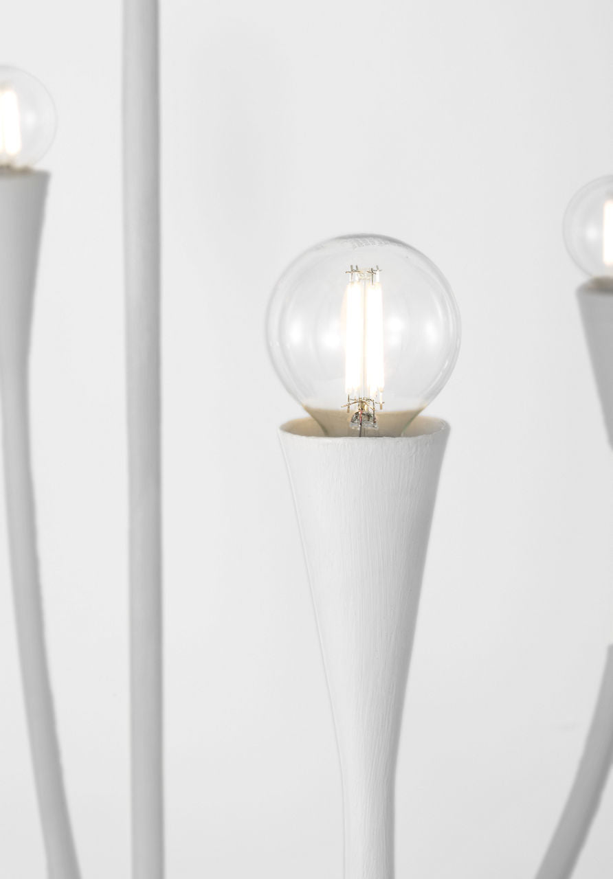 Marini 33" Chandelier | Plaster White