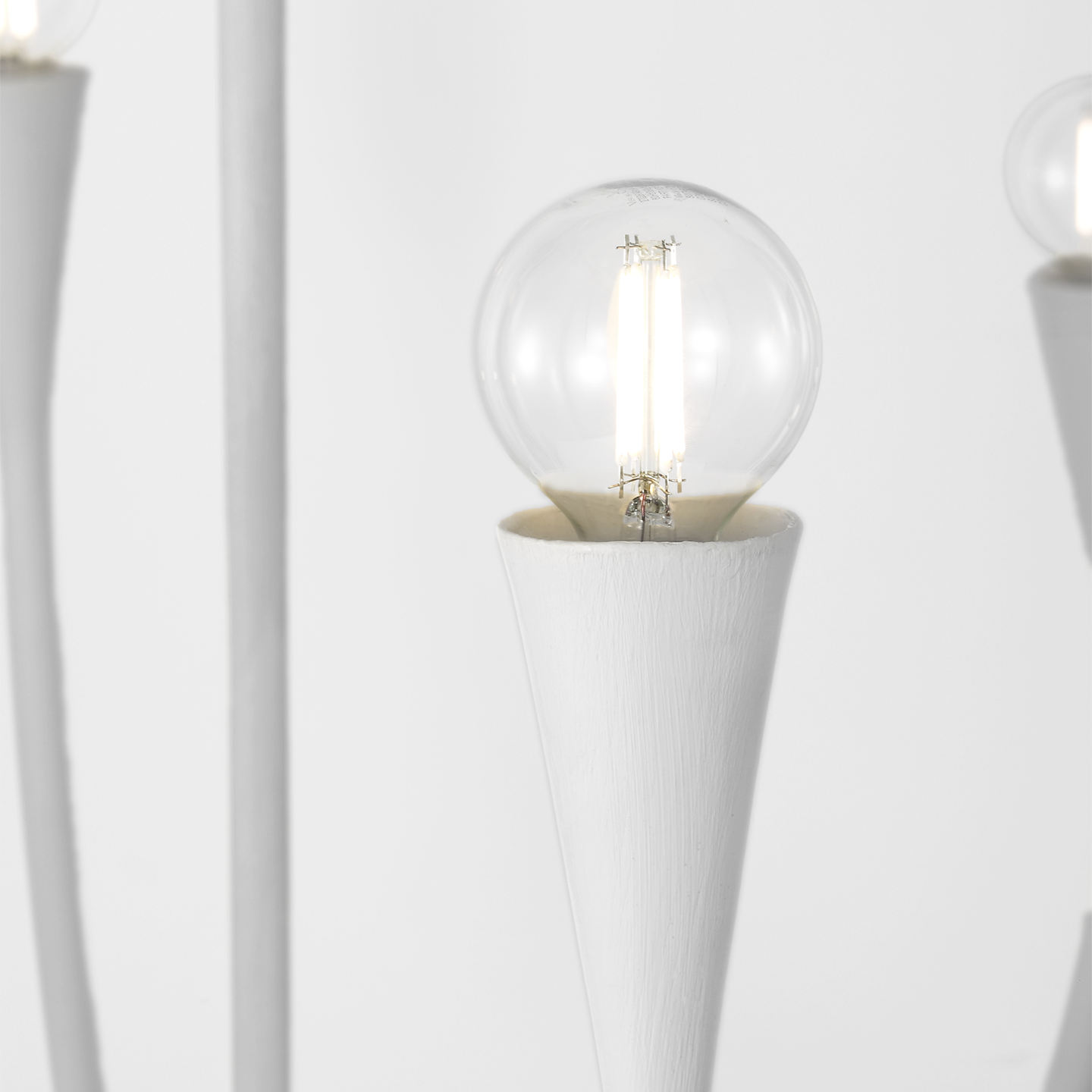 Marini 33" Chandelier | Plaster White