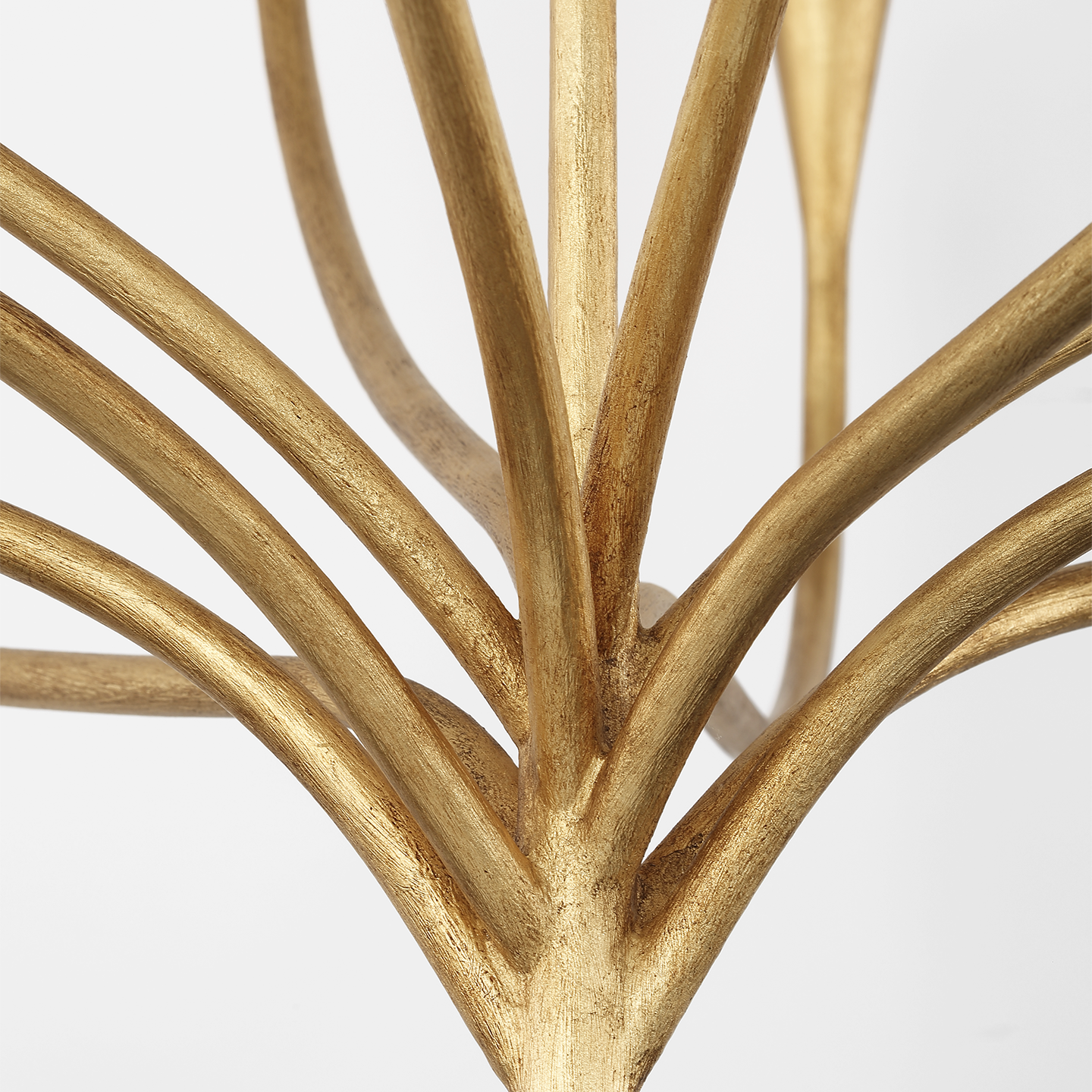 Marini 43" Chandelier | Antique Gold Leaf