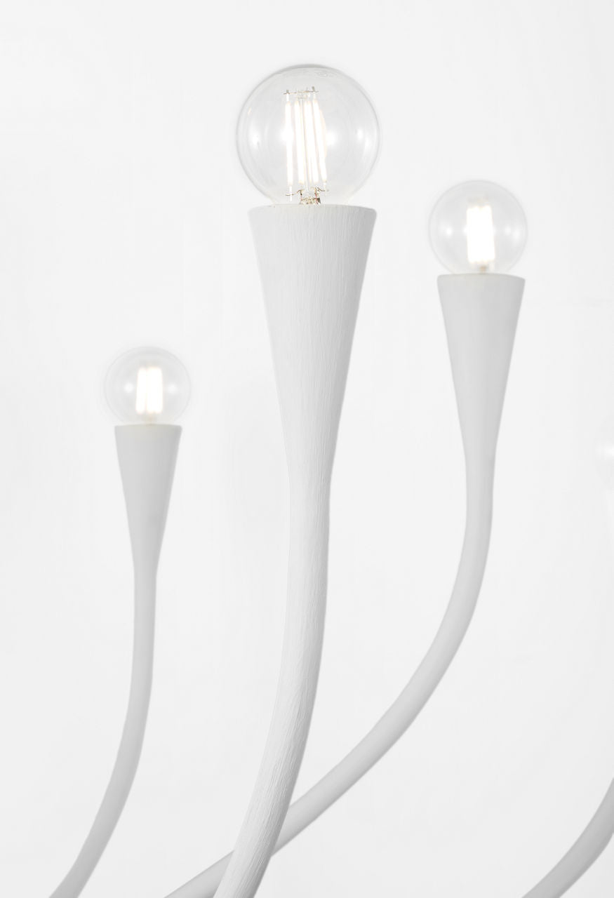 Marini 43" Chandelier | Plaster White