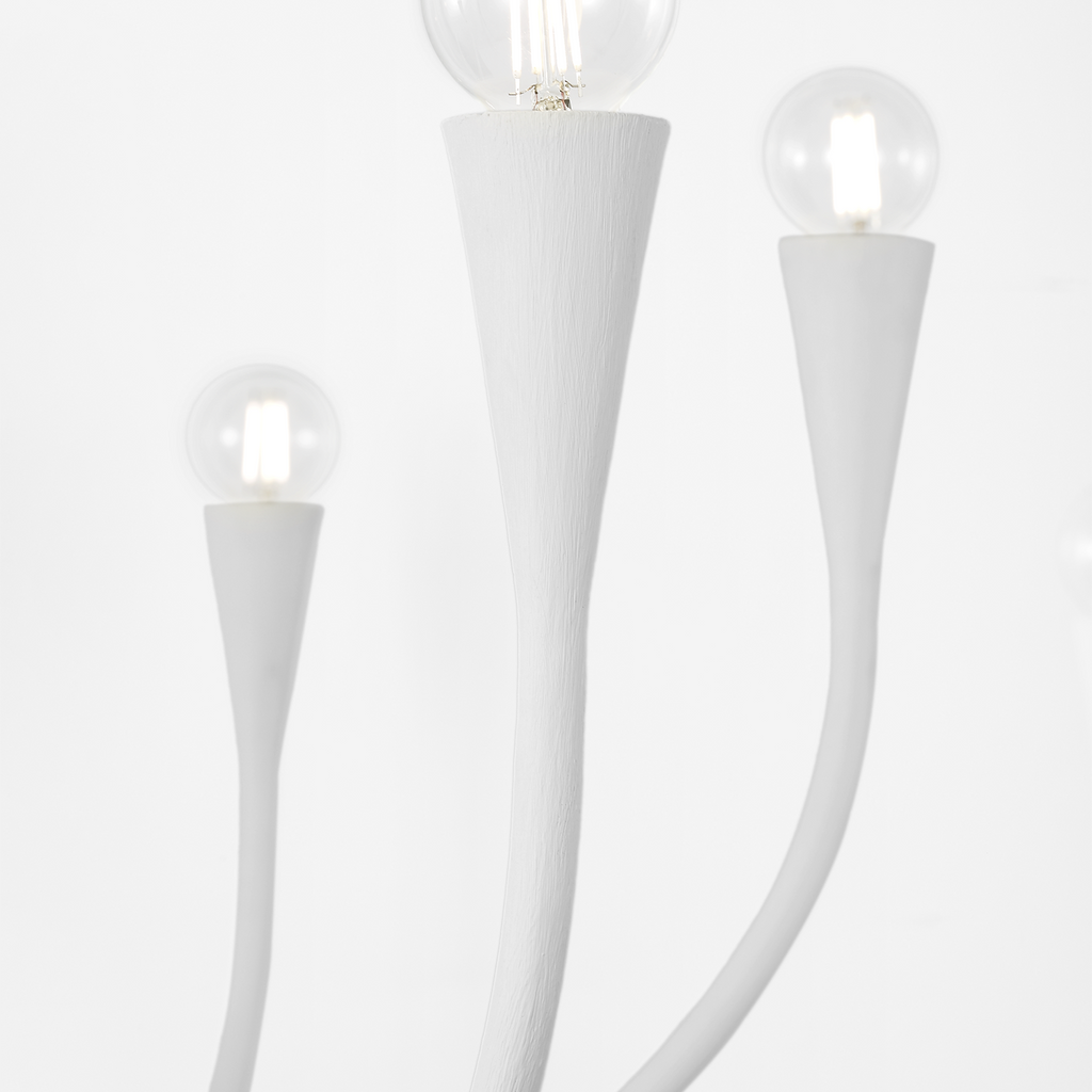 Marini 43" Chandelier | Plaster White