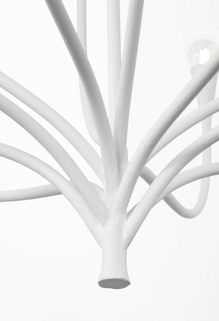 Marini 43" Chandelier | Plaster White