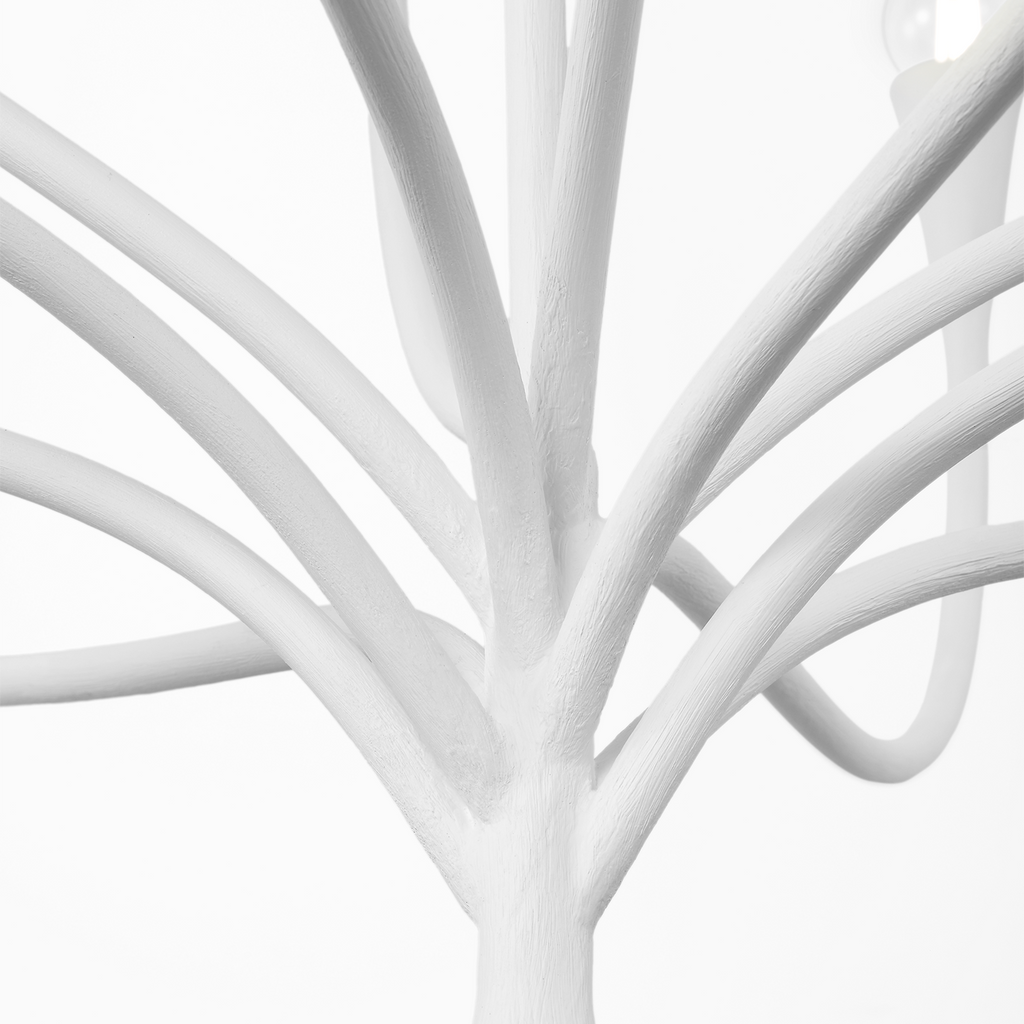 Marini 43" Chandelier | Plaster White