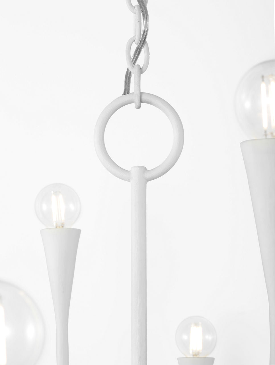 Marini 43" Chandelier | Plaster White